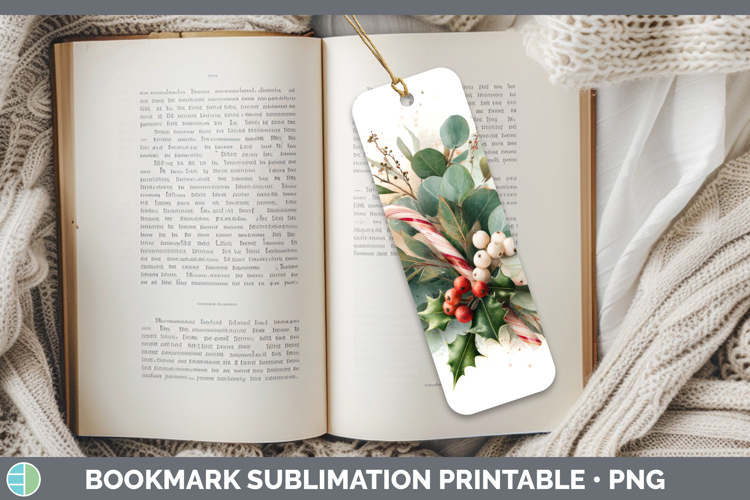 Printable Christmas Bookmark Image 22