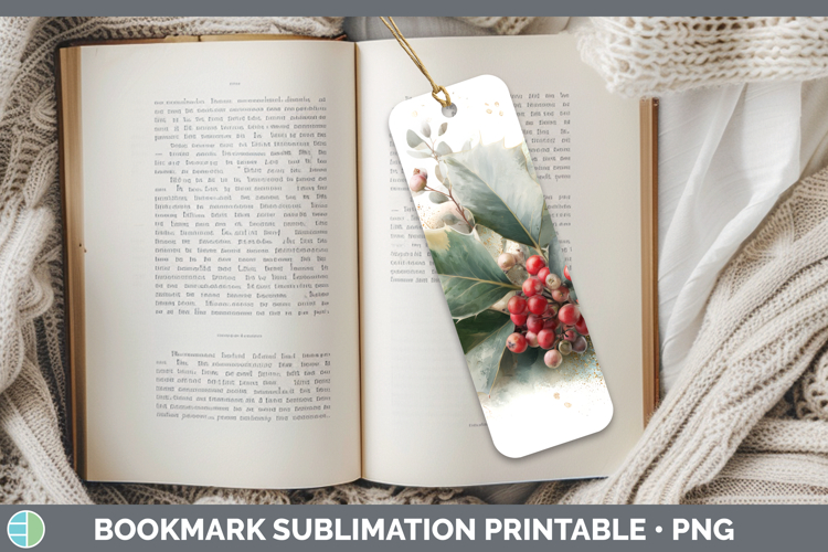 Printable Christmas Bookmark Image 4
