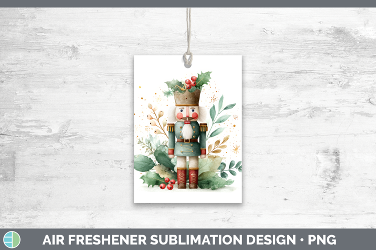 Nutcracker Christmas Botanicals Air Freshener Sublimation De