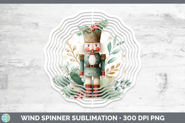 GorgeousChristmas Botanicals Wind Spinner design.
