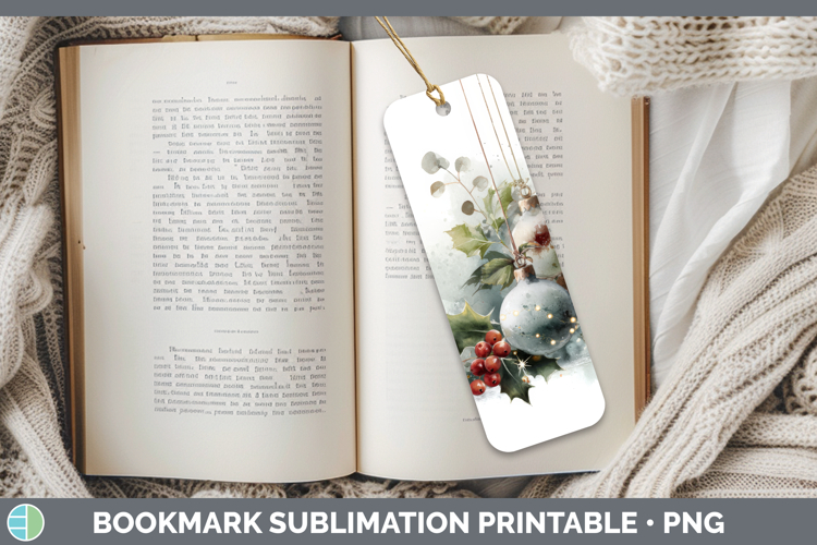 Printable Christmas Bookmark Image 2