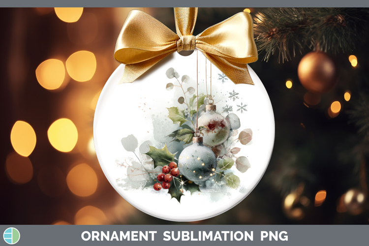 Christmas Ornament Sublimation Designs Image 14