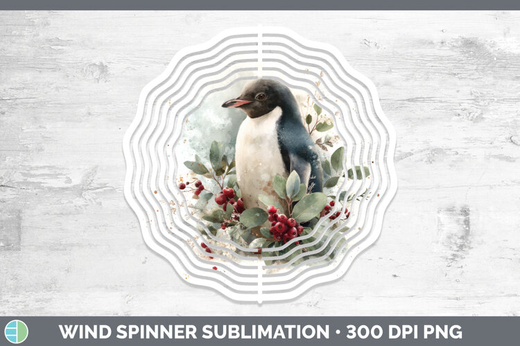 GorgeousChristmas Botanicals Wind Spinner design.