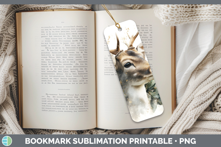 Printable Christmas Bookmark Image 16