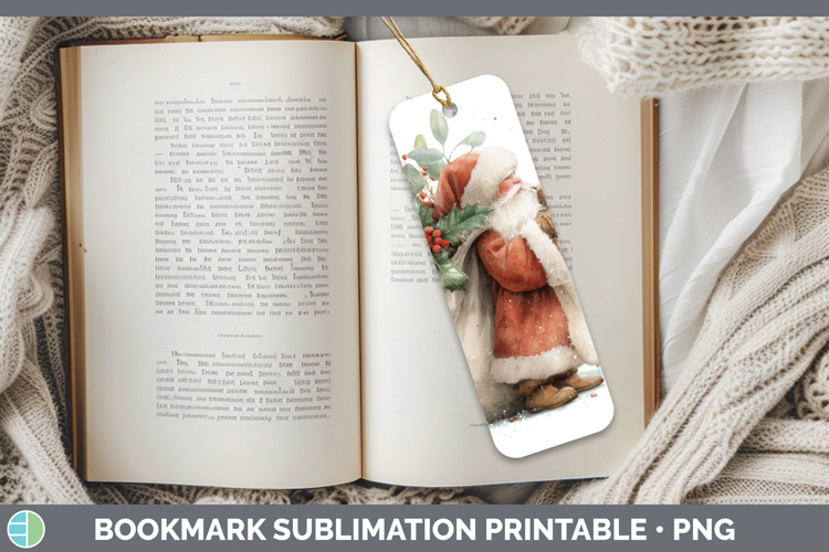 Printable Christmas Bookmark Image 12