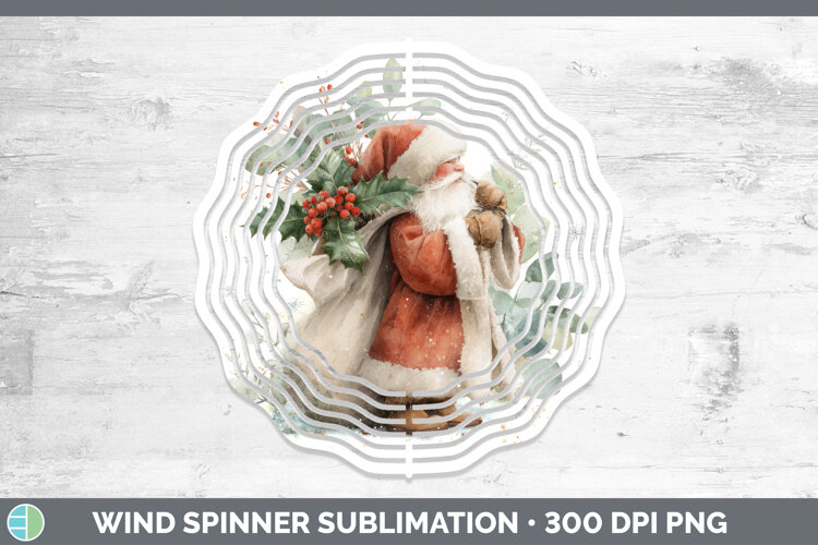 GorgeousChristmas Botanicals Wind Spinner design.