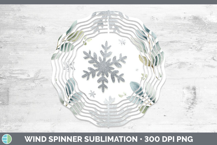 GorgeousChristmas Botanicals Wind Spinner design.