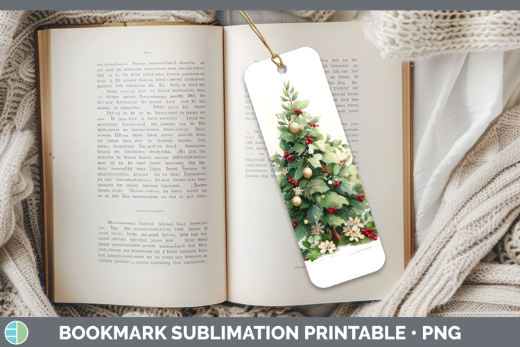 Printable Christmas Bookmark Image 18