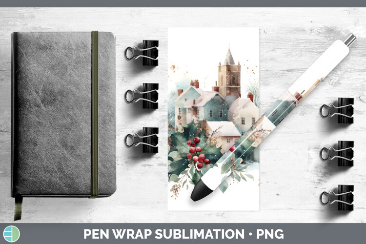 GorgeousChristmas Botanicals Pen Wrap design.