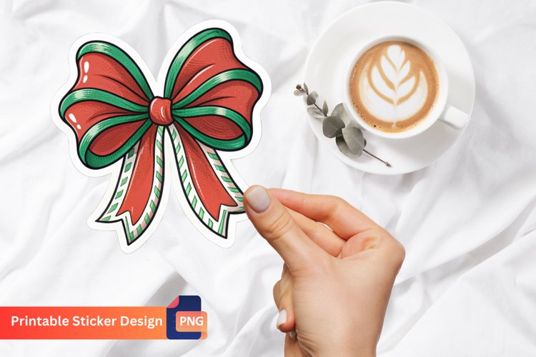 Christmas Bow Clipart Image 13