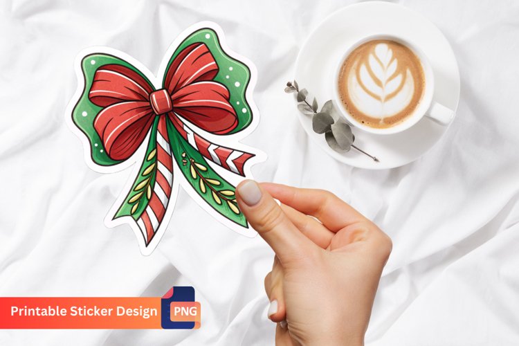 Christmas Bow Clipart Image 12