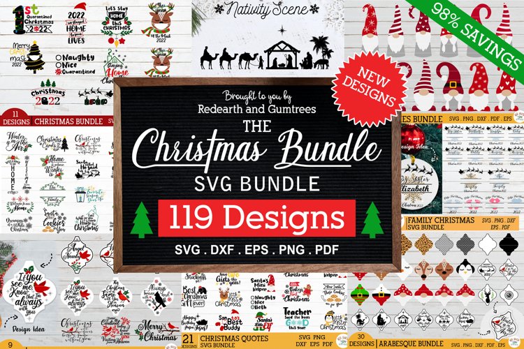 HUGE Christmas bundle SVG, quarantine quotes,arabesque,gnome