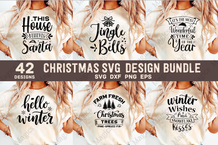 Christmas Bundle SVG bundle 42 designs, Winter SVG