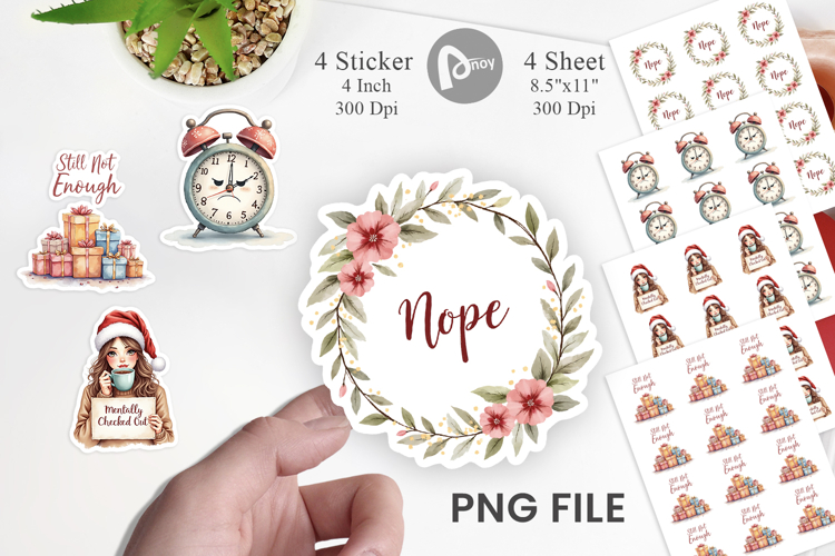 Christmas Watercolor Clipart Image 14