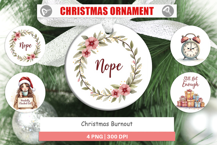 Christmas Ornament Clipart Image 13