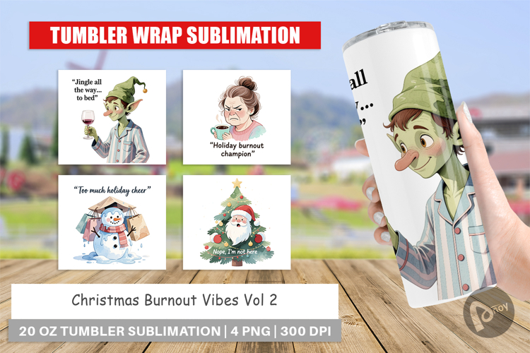 Christmas Tumbler Wrap Image 8