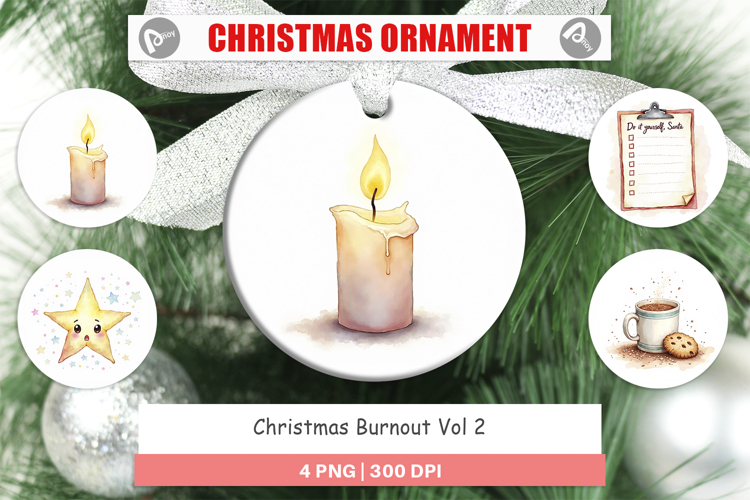 Christmas Ornament Clipart Image 10