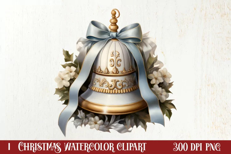 Christmas Cake Watercolor Clipart Sublimation, Christmas PNG