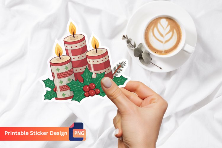 Christmas Candle Clipart Image 6