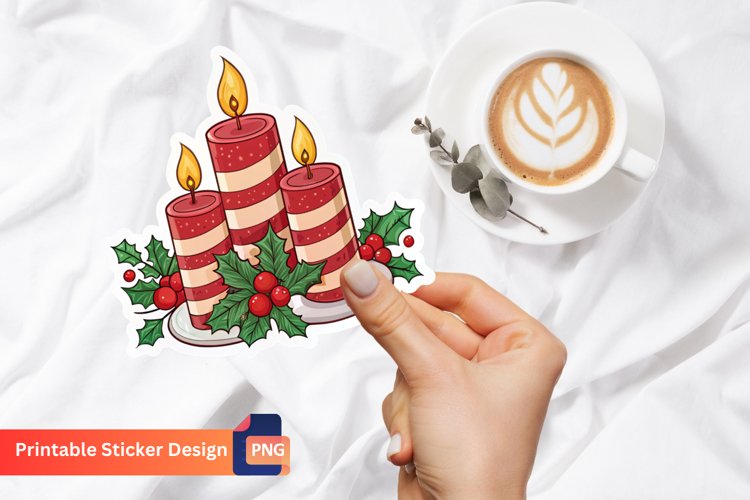 Christmas Candle Clipart Image 7