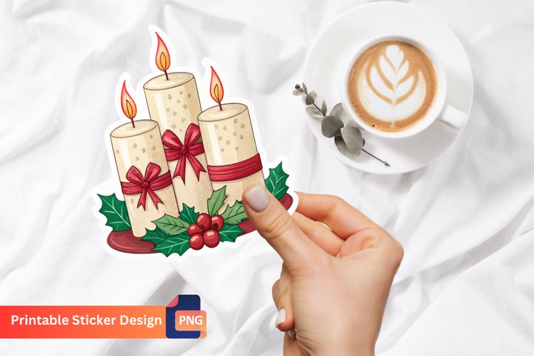 Christmas Candle Clipart Image 10
