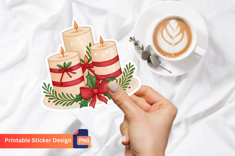 Christmas Candle Clipart Image 9