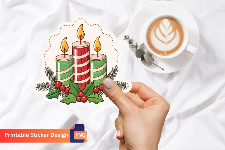 Christmas Candle Clipart Image 8