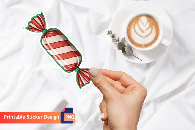 Christmas Candy Sticker, Christmas Sweets Decorations