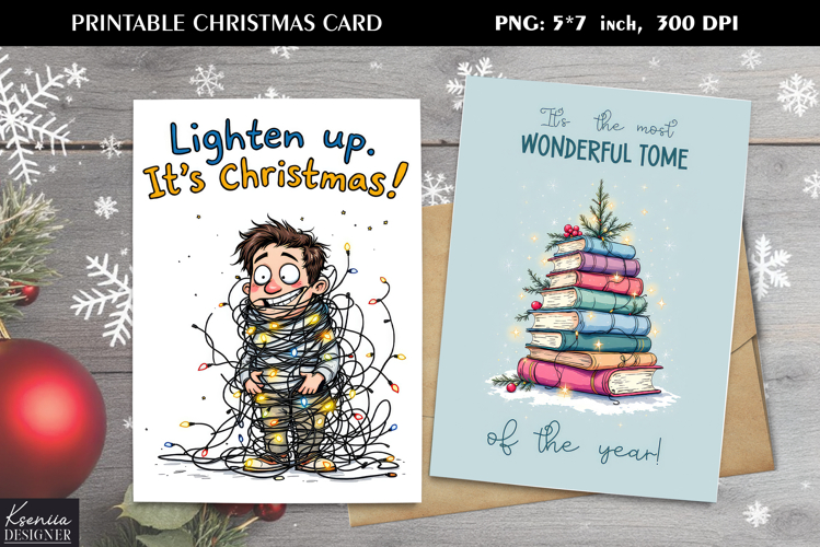 Funny Christmas Quotes|Printable Greeting Card