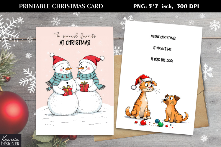 Funny Christmas Quotes|Printable Greeting Card