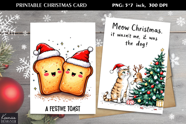 Funny Christmas Quotes|Printable Greeting Card