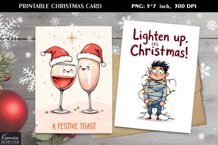 Funny Christmas Quotes|Printable Greeting Card