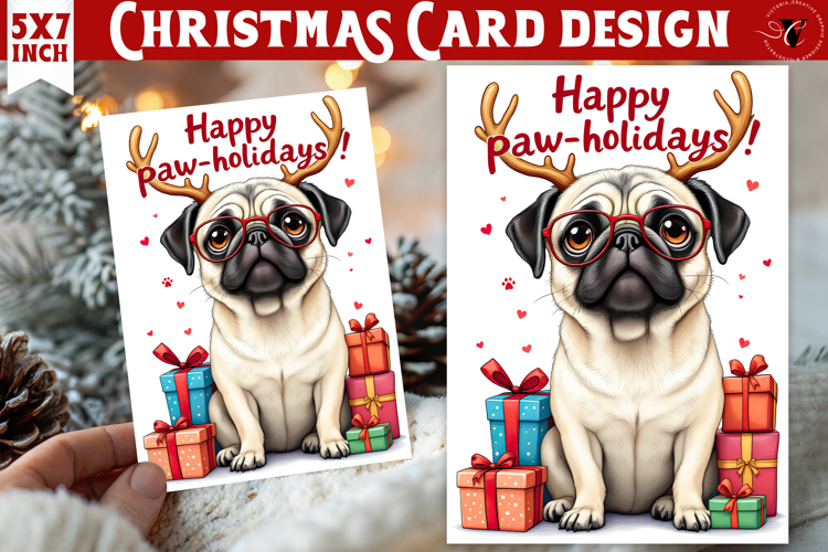 Cute Christmas Card | Christmas Puppy