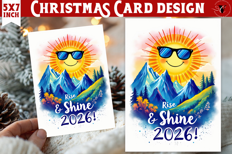 Cute Christmas Card | Christmas Sun