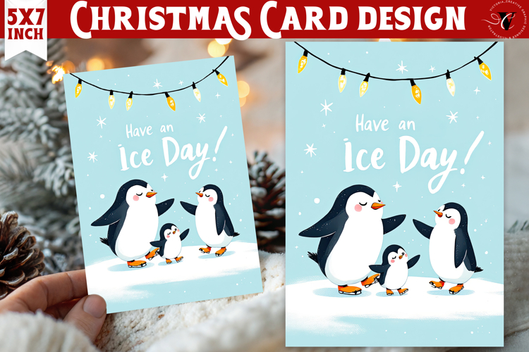 Cute Christmas Card | Christmas Penguin
