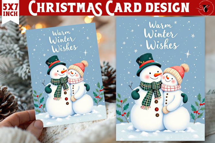 Cute Christmas Card | Christmas Snowman