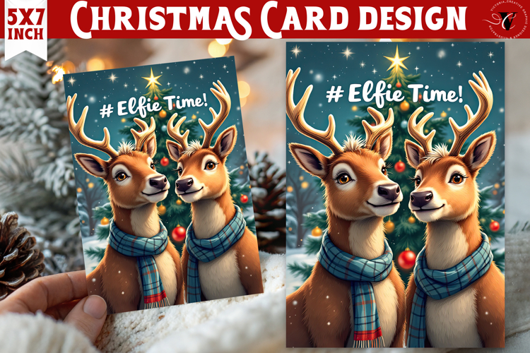 Cute Christmas Card | Christmas Reindeer
