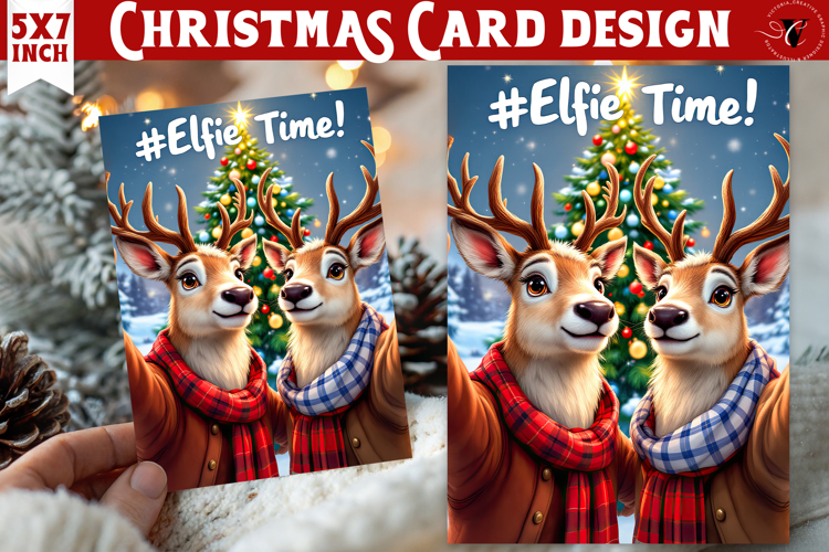 Cute Christmas Card | Christmas Reindeer