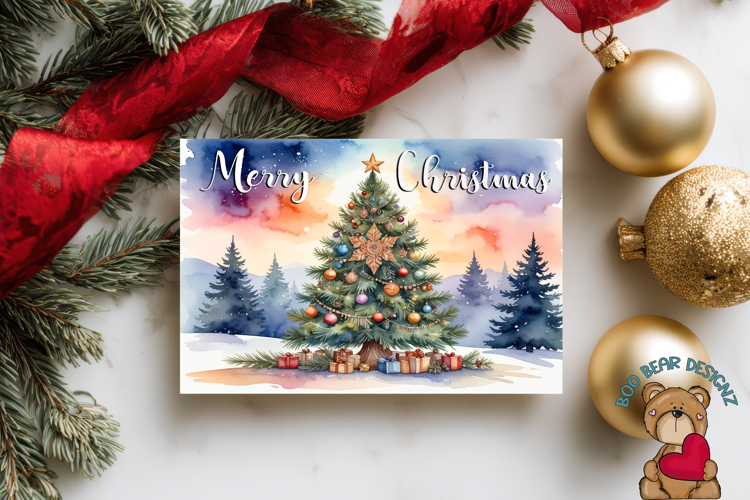 Merry Christmas Card Clipart