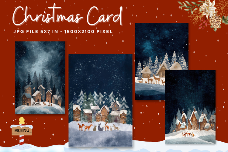 Christmas Card Clipart Image 6