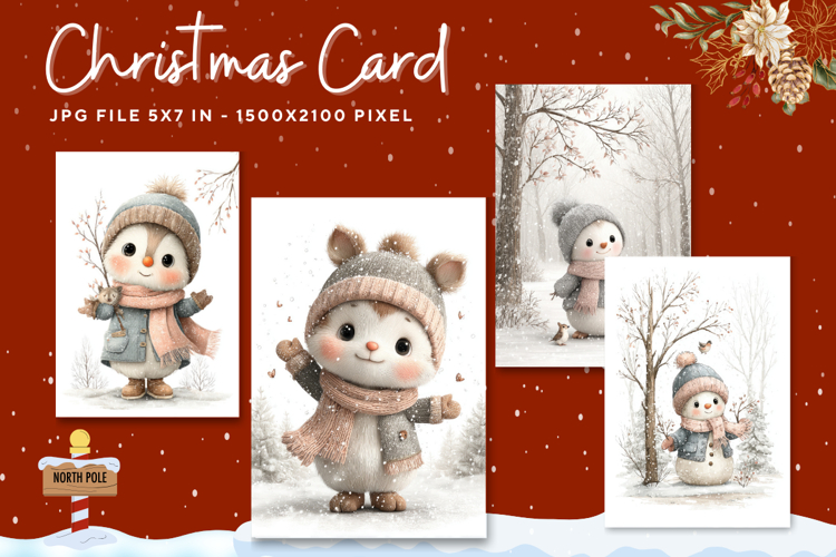 Christmas Card Clipart Image 2