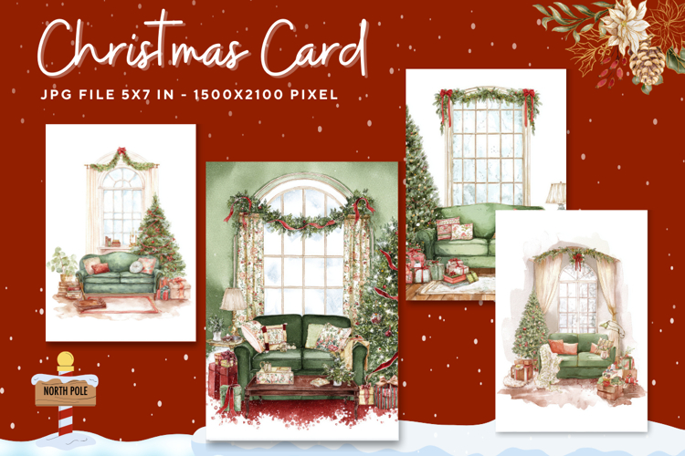 Christmas Card Clipart Image 19