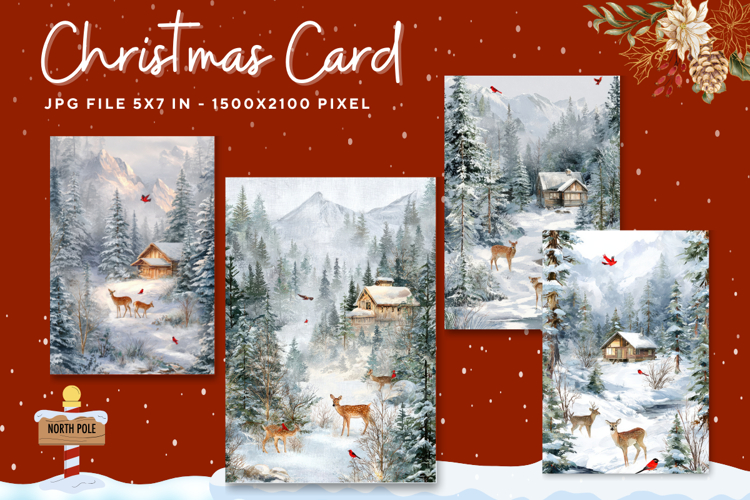 Christmas Card Clipart Image 24