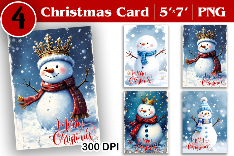 Merry Christmas Card. Printable cards. Winter design