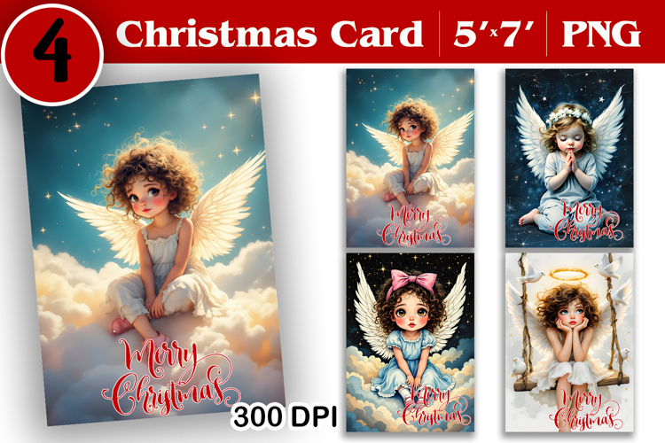 Merry Christmas Card. Printable cards. Winter design