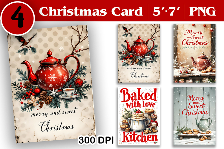 Merry Christmas Card. Printable cards. Coffee christmas