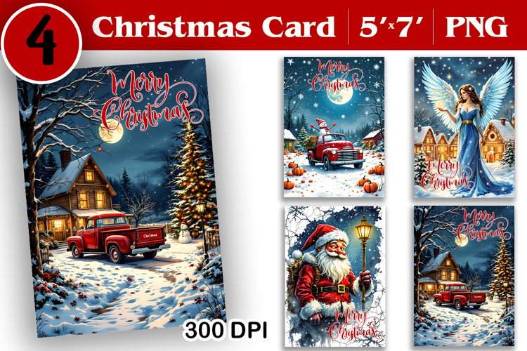 Merry Christmas Card. Printable cards. Angel christmas