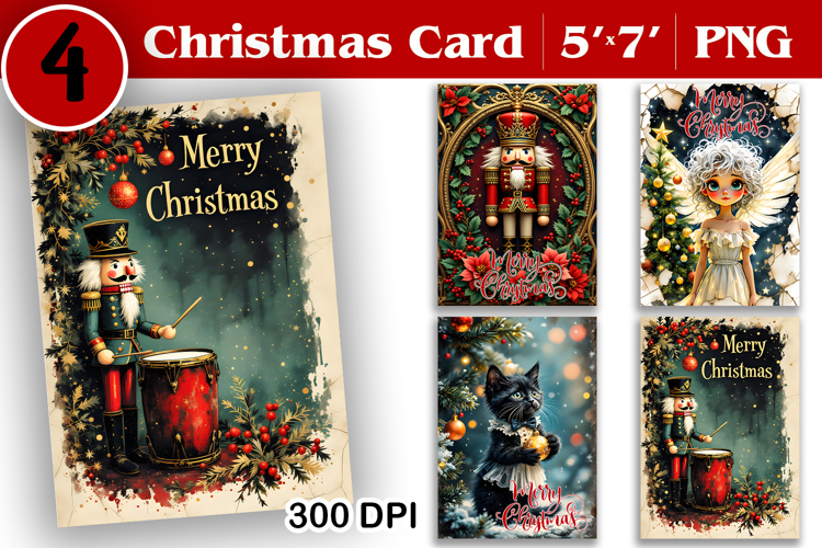 Merry Christmas Card. Printable cards
