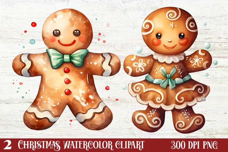 Beautiful Christmas Gingerbread Clipart, Christmas PNG