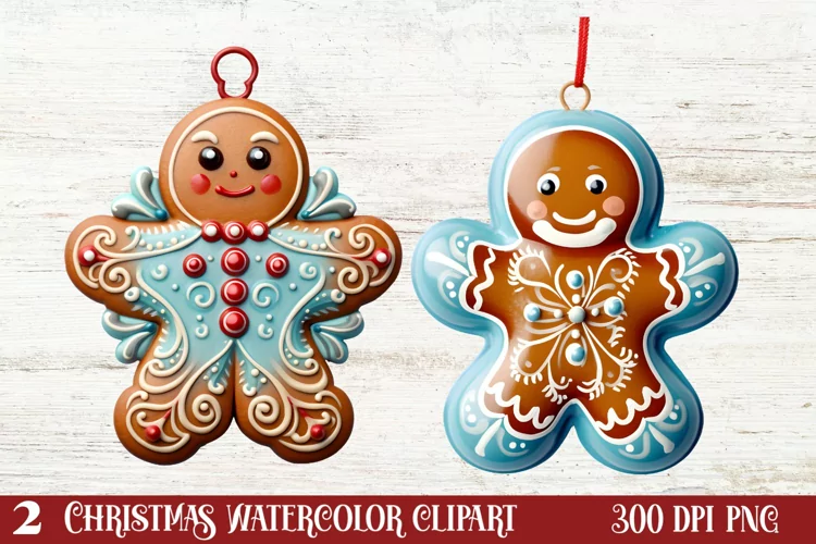Beautiful Christmas Gingerbread Clipart, Christmas PNG
